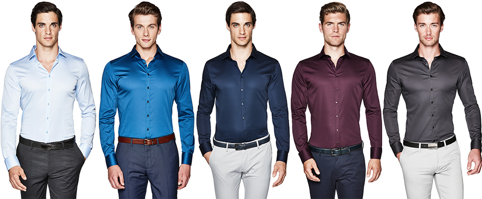 Modern Shine Shirts on body